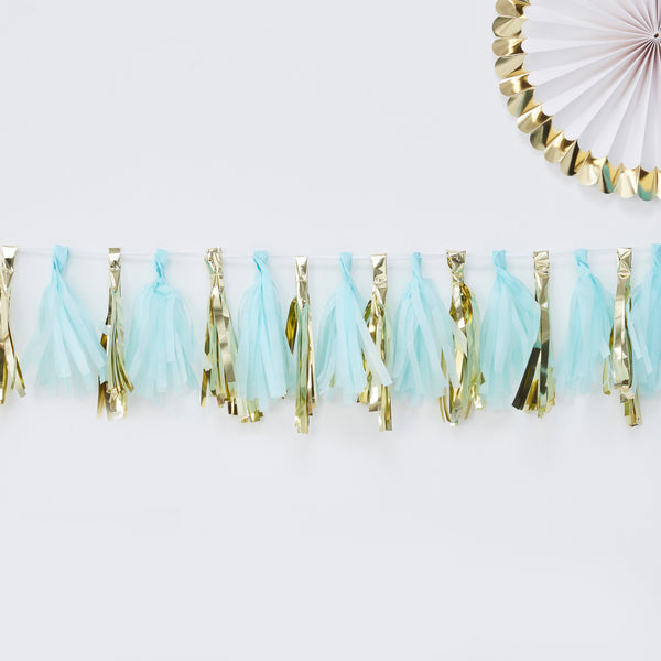 Blue Tassel Banner 