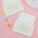 Rainbow Birthday Cake Napkins 