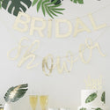 Bridal Shower Gold Banner 
