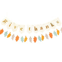 Harvest Give Thanks Leaves Banner / Give Thanks Garland / Thanksgiving Party Decor / Harvest Party Decor / Fall Party Decor